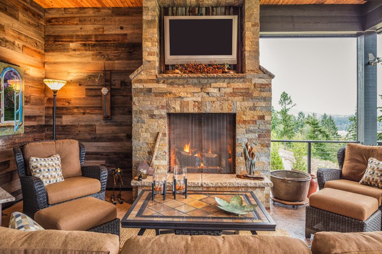 stone fireplaces